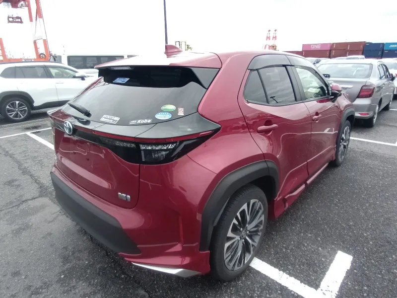 Toyota YARIS CROSS Z 2021 (Hybrid, Auction Grade 4.5) – Red | 25,000 km | Dhaka | STK-260594