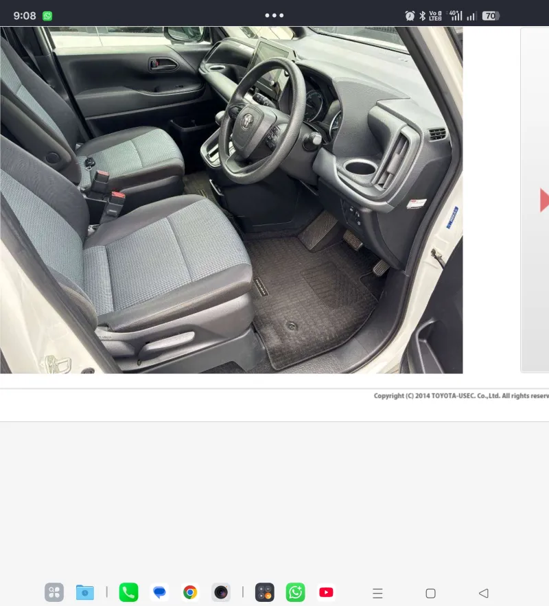 Toyota Noah X 2022 (Hybrid, Auction Grade 4) – Pearl | 99,000 km | Upcoming | STK-260618