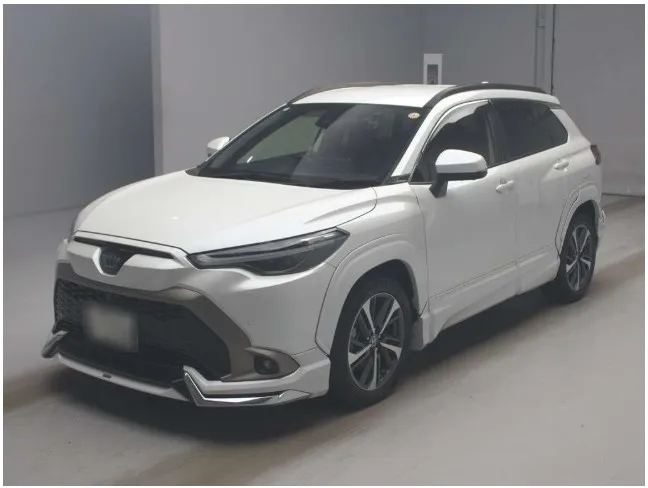 Toyota Corolla Cross Z 2022 (Hybrid, Auction Grade 4) – Pearl | 99,500 km | Dhaka | STK-260288