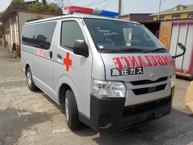 Toyota Hiace Ambulance 2022 (Non Hybrid, Auction Grade R1-REAR) – Silver | 79,567 km | Upcoming | STK-260913