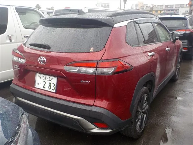 Toyota Corolla Cross Z 2024 (Hybrid, Auction Grade 5) – Wine/Black Two-Tone | 39,532 km | Upcoming | STK-260876