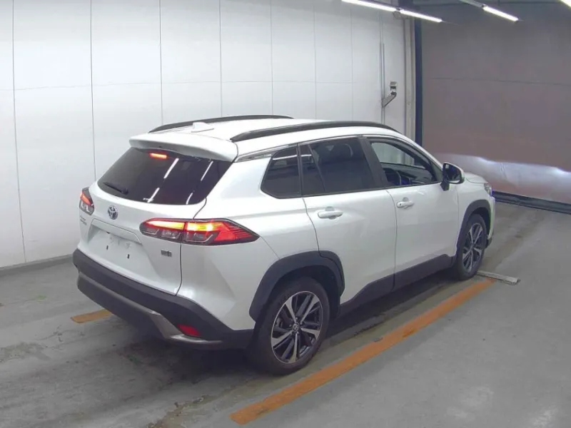 Toyota Corolla Cross G 2022 (Hybrid, Auction Grade 4.5) – Pearl | 55,136 km | ECB Showroom | STK-250294